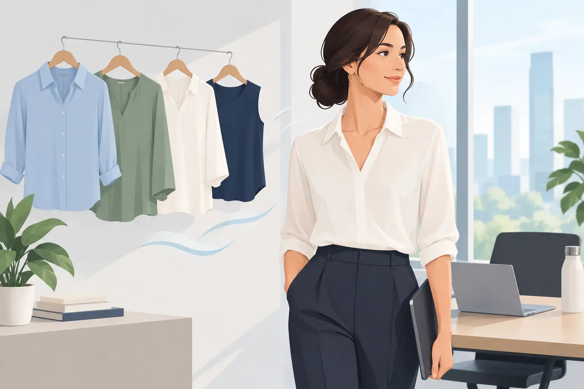 Best Breathable Office Tops for Polished Days