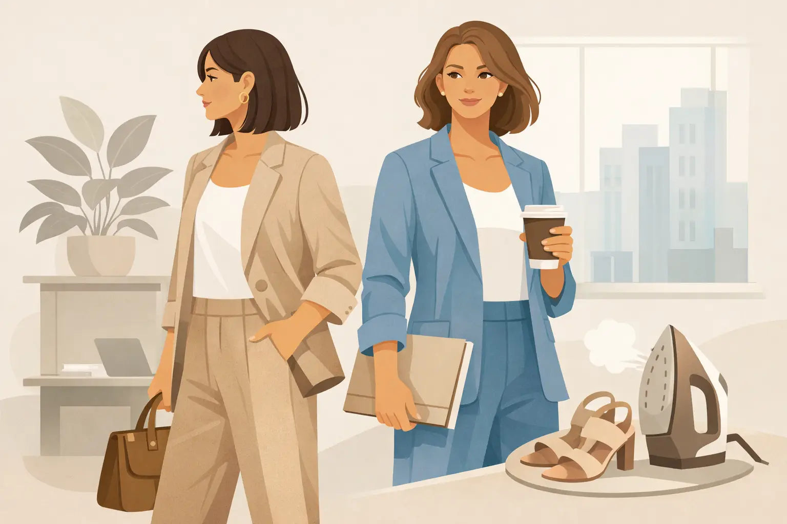 Linen Office Outfits That Hold Their Shape