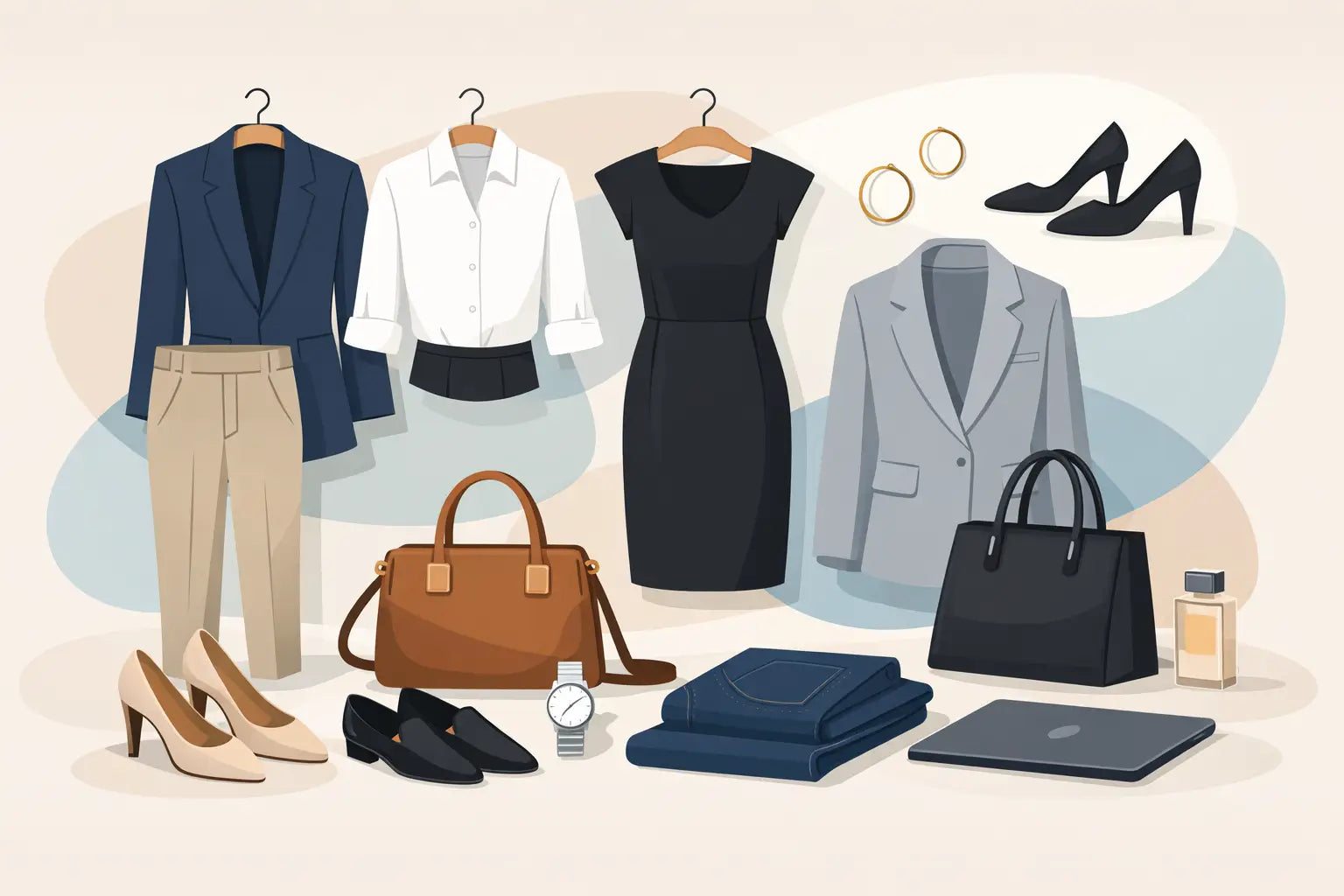 Modern Workwear Wardrobe Guide in 10 Pieces