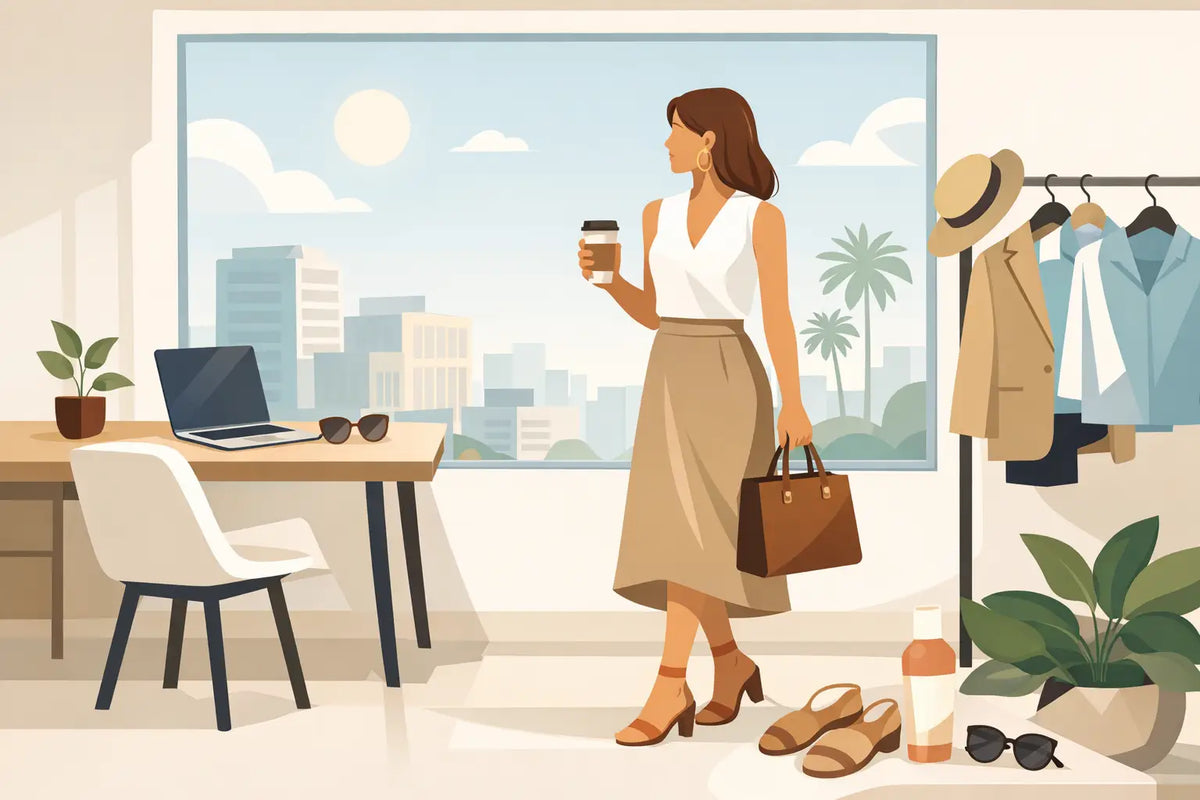 A Summer Office Style Guide for Polished Days