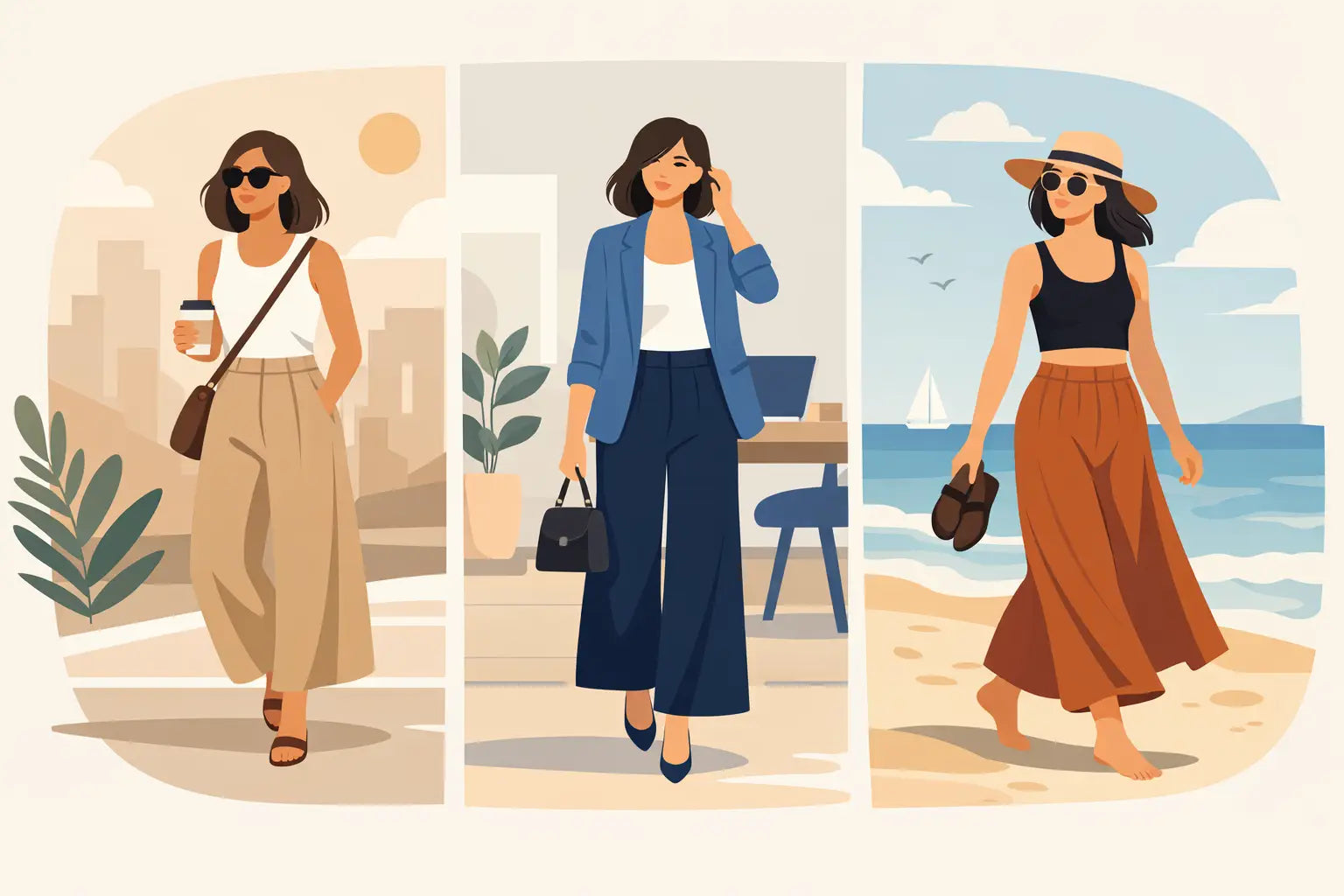 Wide-Leg Pants That Work Beyond the Office