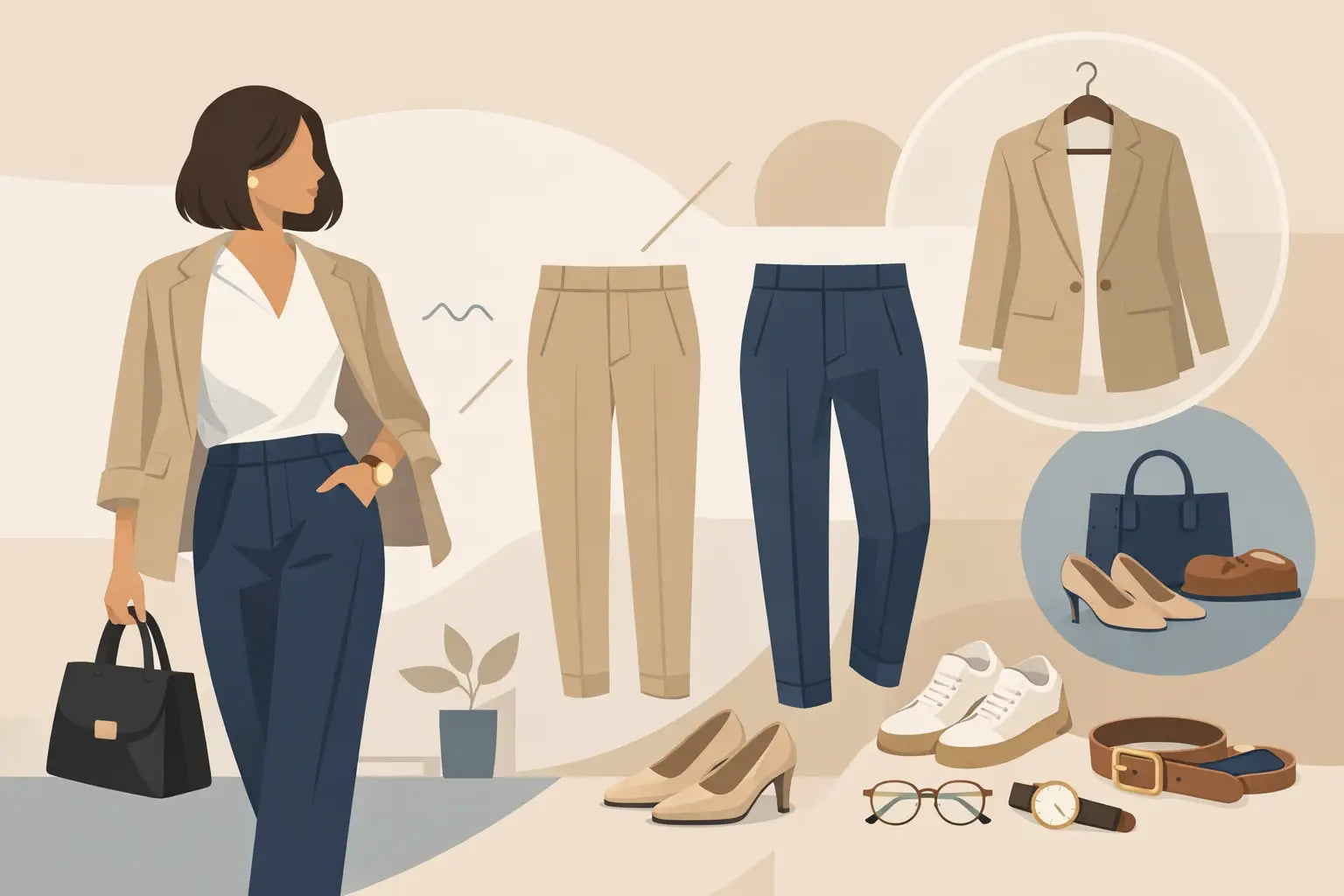 How to Style Tailored Trousers With Intention