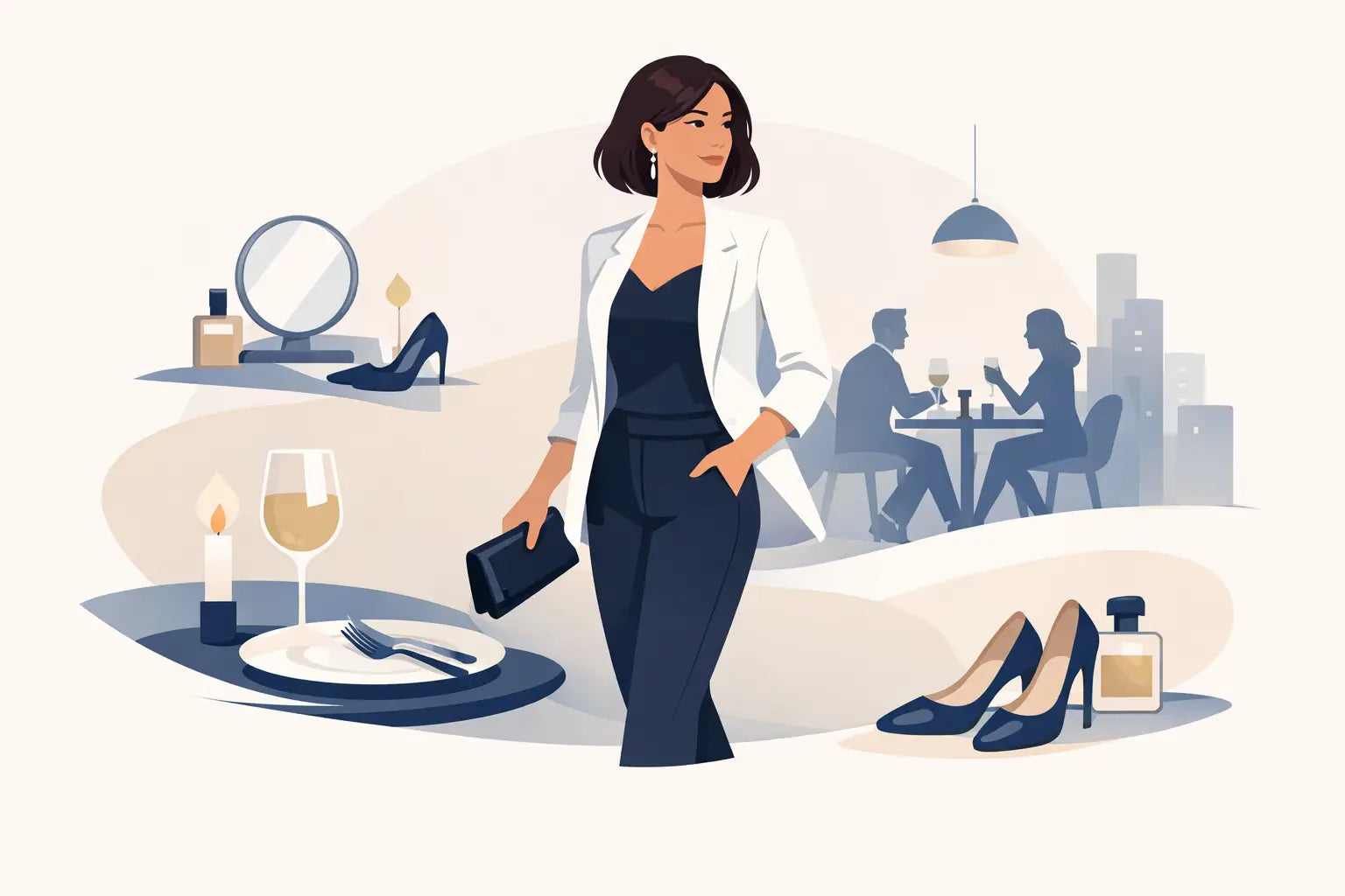 Business Dinner Outfit Women Can Wear With Ease