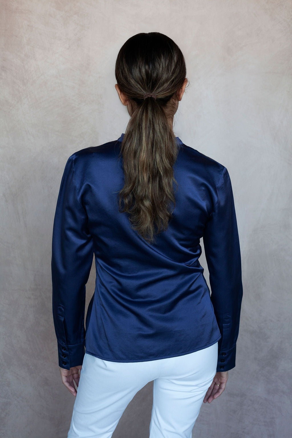 Fallon Silk V-Neck Blouse