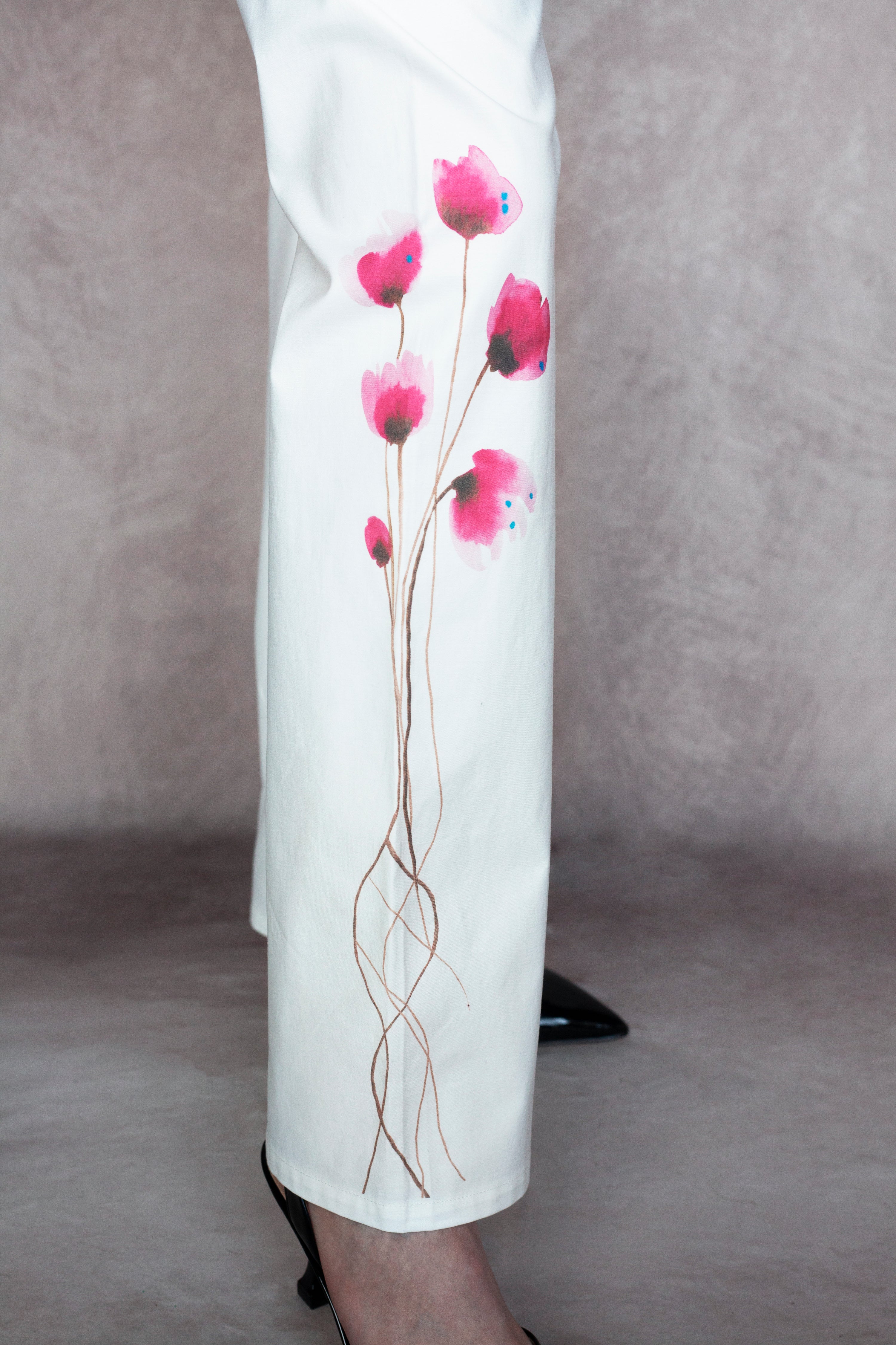 Rose Floral Pants