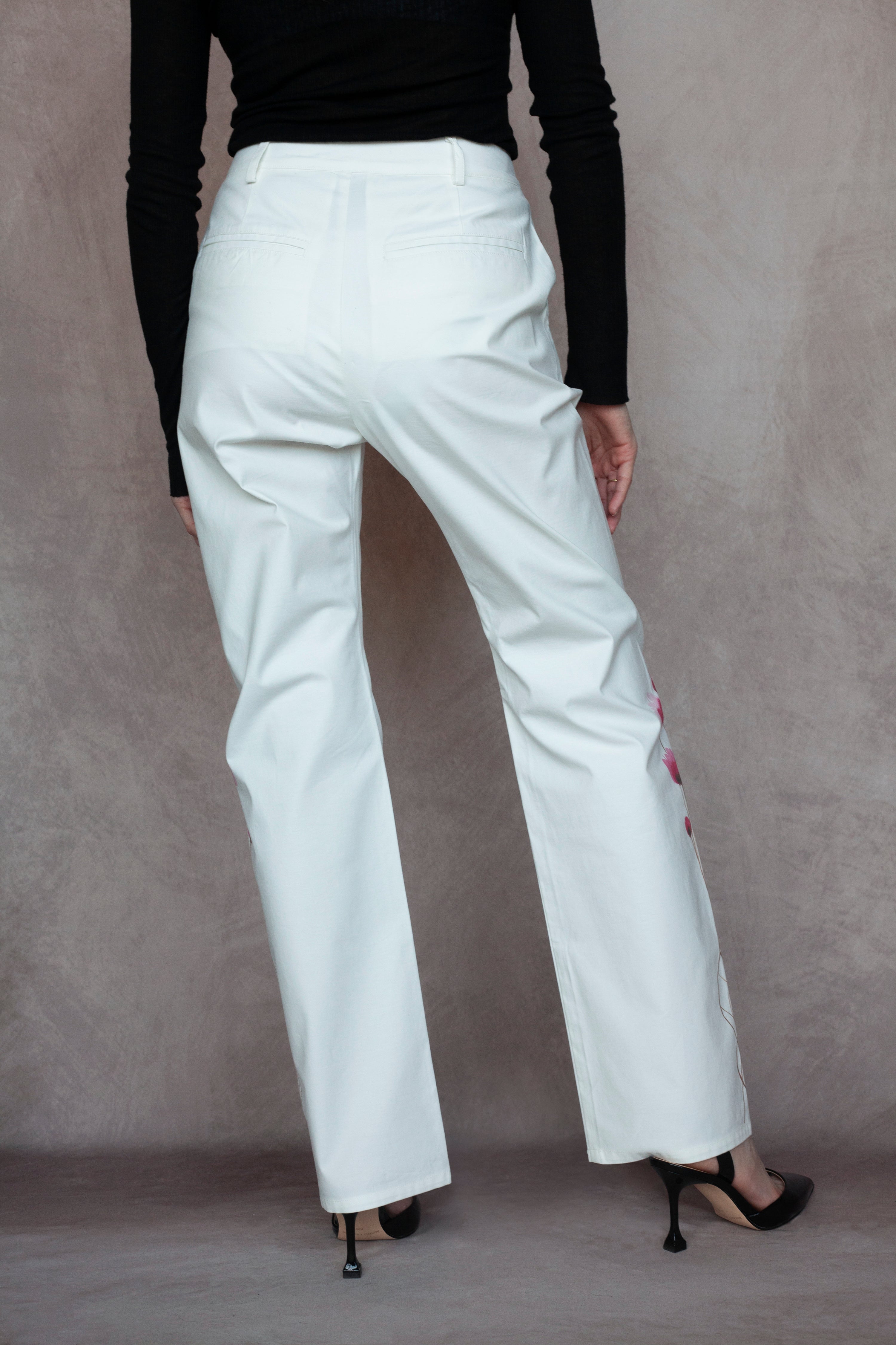 Rose Floral Pants