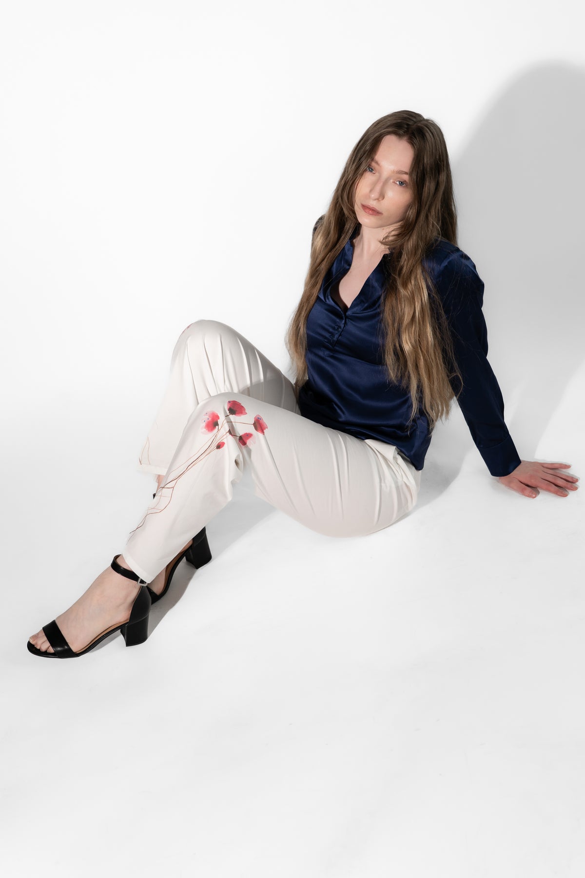 Rose Floral Pants