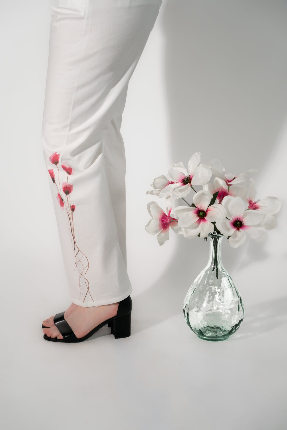 Rose Floral Pants